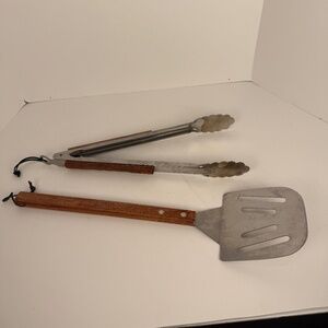 Vintage Heavy Duty Barbecue Grilling  Tool Set